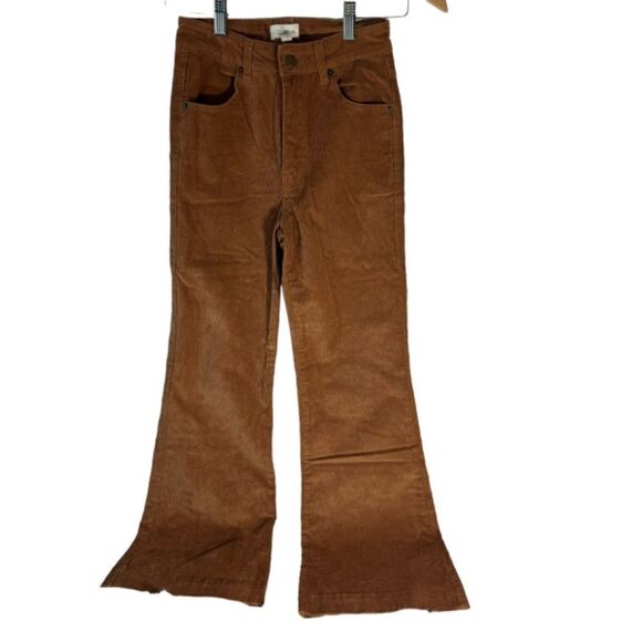 Ghana Australia RustyTan High Rise Corduroy Flare Pants Sz 8/US 4 - Picture 4 of 12